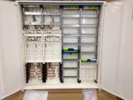 Hager Zählerschrank 3x eHZ Zählerfeld + 1x Verteilerfeld 7-reihig + 1x Verteilerfeld 5-reihig 1100mm mit APZ-Raum ZB34S (inkl. Datenschnittstelle und RJ45-Buchse)